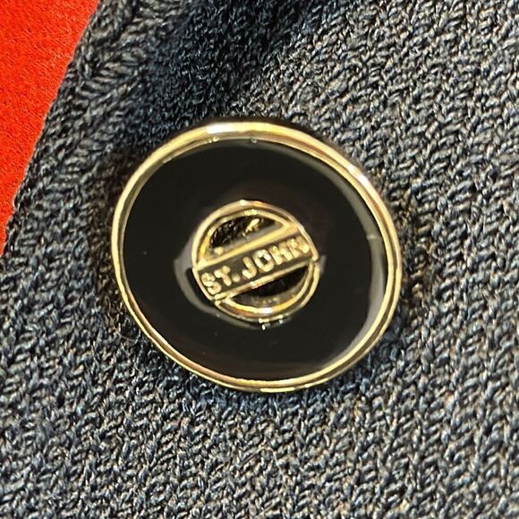 ST. JOHN by Marie Gray women’s black evening sweater/ blazer size 14 - Picture 4 of 12